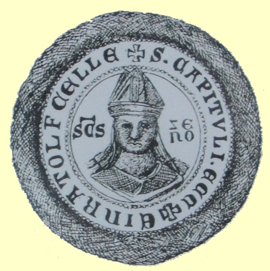 Zeno auf dem Siegel des Augustiner-Chorherrenstift in Radolfzell 